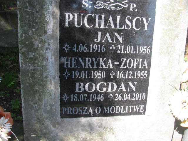 Henryka Zofia Puchalska 1950 Bystrzyca Kłodzka - Grobonet - Wyszukiwarka osób pochowanych