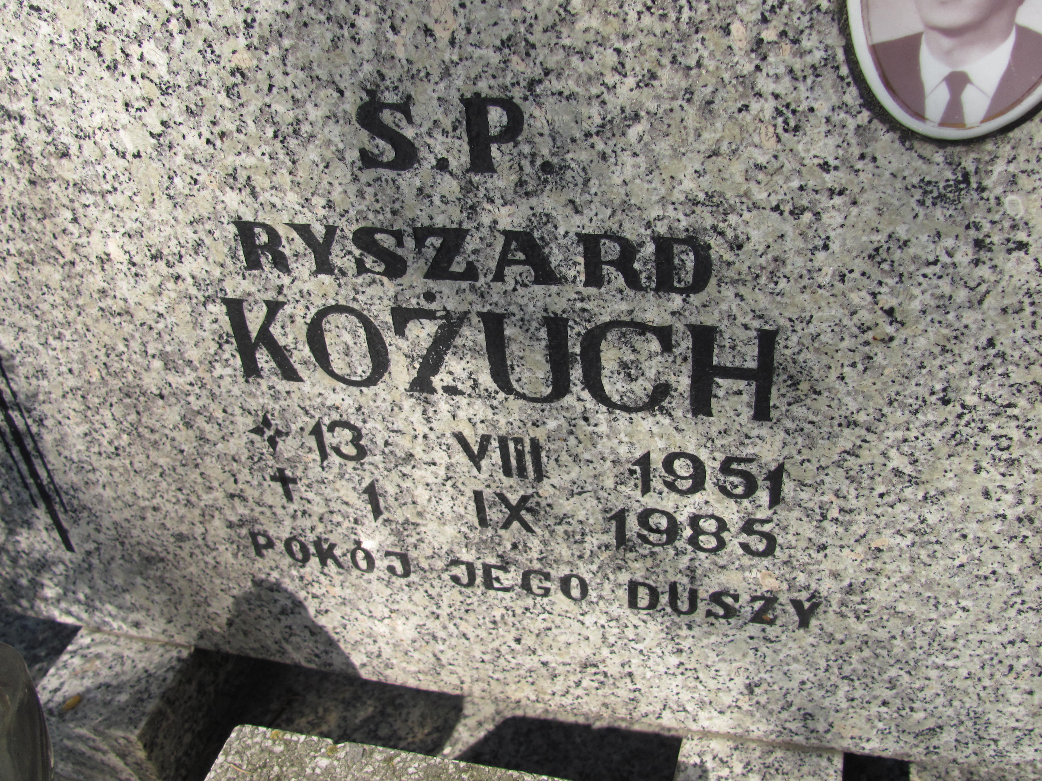 Grób Ryszard Kożuch