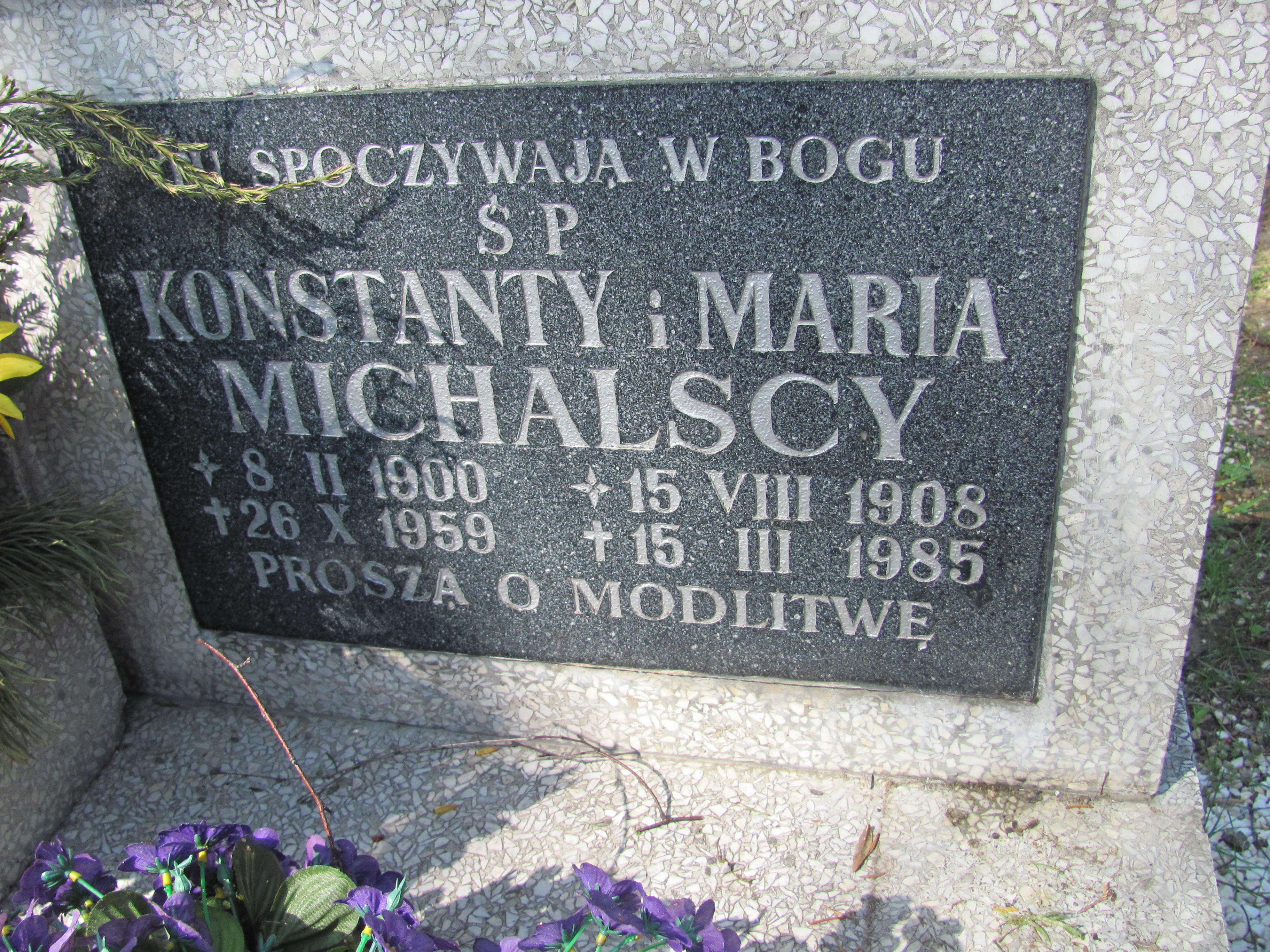 Maria Michalska 1908 Bystrzyca Kłodzka - Grobonet - Wyszukiwarka osób pochowanych