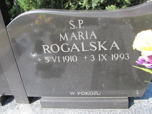 Maria Rogalska 1910 Bystrzyca Kłodzka - Grobonet - Wyszukiwarka osób pochowanych