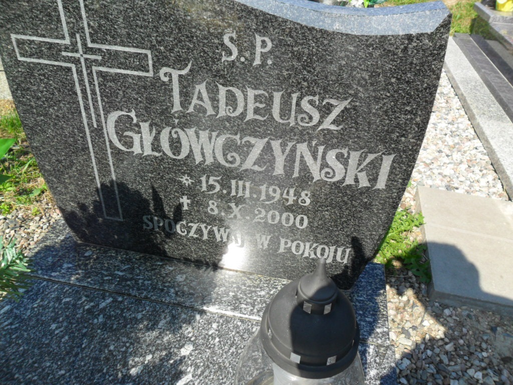 Tadeusz Główczyński 1948 Bystrzyca Kłodzka - Grobonet - Wyszukiwarka osób pochowanych