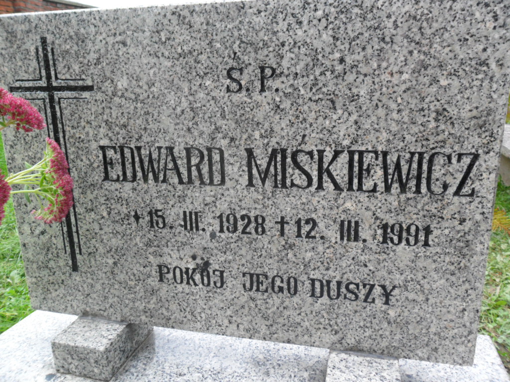 Edward Miśkiewicz 1928 Bystrzyca Kłodzka - Grobonet - Wyszukiwarka osób pochowanych