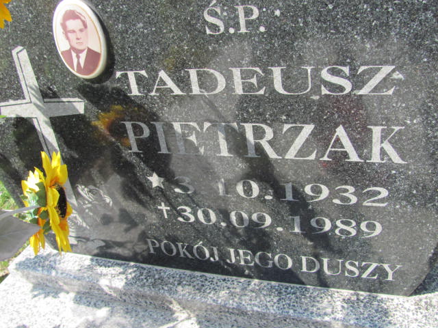 Tadeusz Pietrzak 1932 Bystrzyca Kłodzka - Grobonet - Wyszukiwarka osób pochowanych