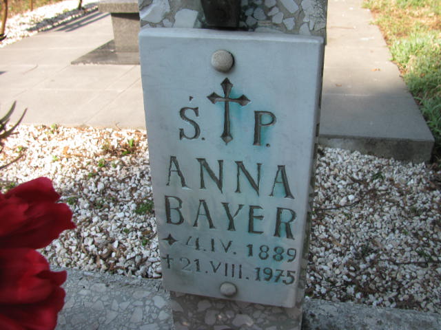 Anna Bayer 1889 Bystrzyca Kłodzka - Grobonet - Wyszukiwarka osób pochowanych