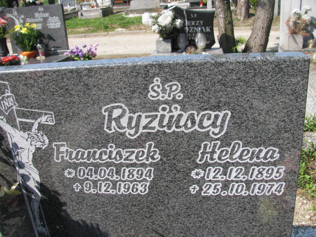 Franciszek Ryziński 1894 Bystrzyca Kłodzka - Grobonet - Wyszukiwarka osób pochowanych