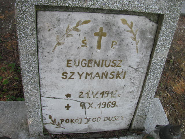 Eugeniusz Szymański 1912 Bystrzyca Kłodzka - Grobonet - Wyszukiwarka osób pochowanych