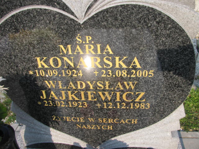 Maria Konarska 1924 Bystrzyca Kłodzka - Grobonet - Wyszukiwarka osób pochowanych