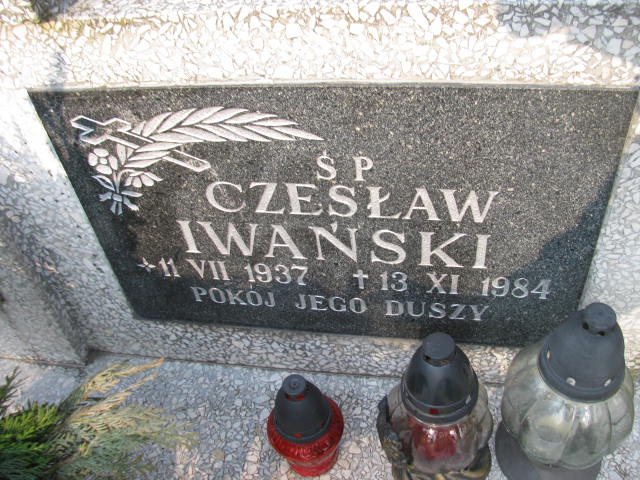 Czesław Iwański 1937 Bystrzyca Kłodzka - Grobonet - Wyszukiwarka osób pochowanych