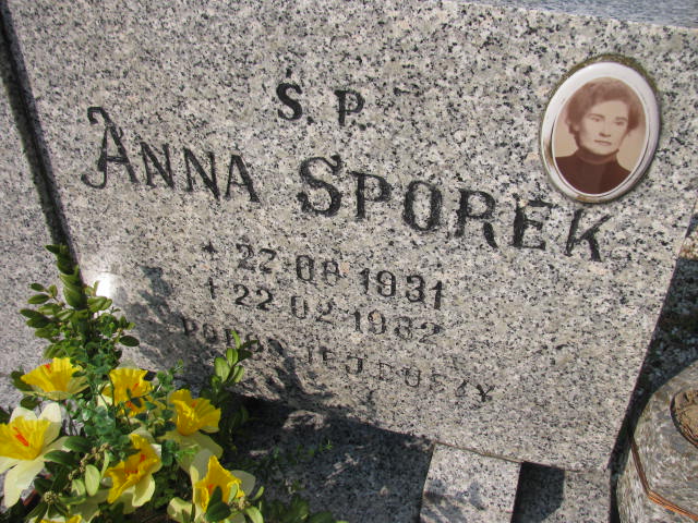 Anna Sporek 1931 Bystrzyca Kłodzka - Grobonet - Wyszukiwarka osób pochowanych