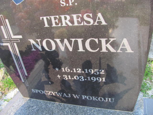 Teresa Nowicka 1952 Bystrzyca Kłodzka - Grobonet - Wyszukiwarka osób pochowanych