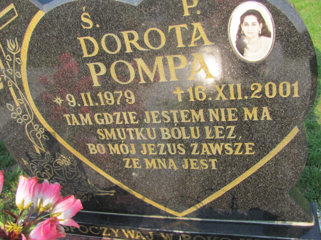 Dorota Pompa 1979 Bystrzyca Kłodzka - Grobonet - Wyszukiwarka osób pochowanych