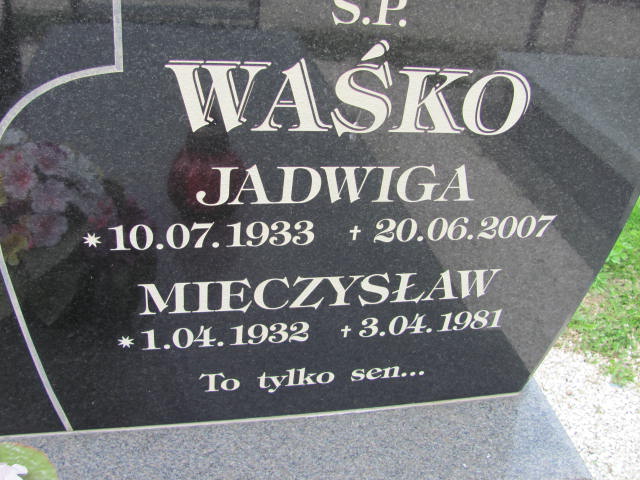 Mieczysław Waśko 1932 Bystrzyca Kłodzka - Grobonet - Wyszukiwarka osób pochowanych