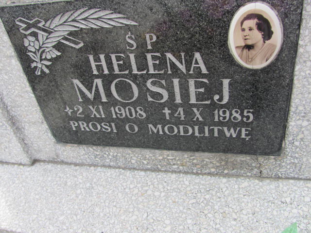 Helena Mosiej 1908 Bystrzyca Kłodzka - Grobonet - Wyszukiwarka osób pochowanych