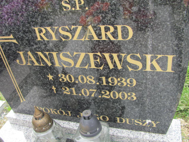 Ryszard Janiszewski 1939 Bystrzyca Kłodzka - Grobonet - Wyszukiwarka osób pochowanych