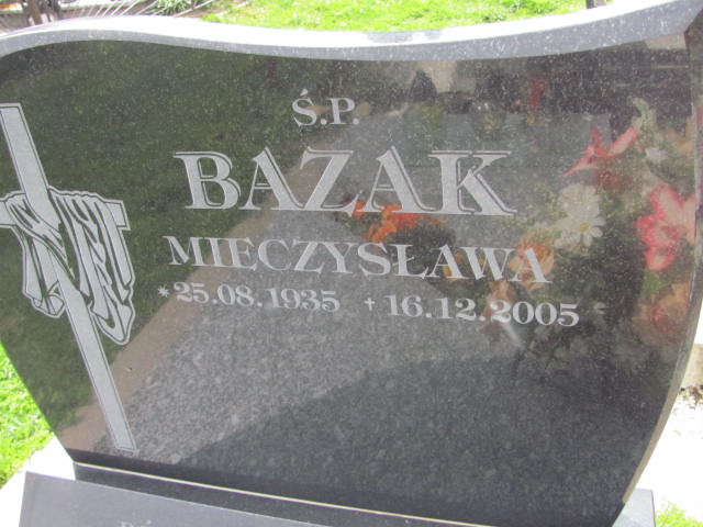 Mieczysława Bazak 1935 Bystrzyca Kłodzka - Grobonet - Wyszukiwarka osób pochowanych