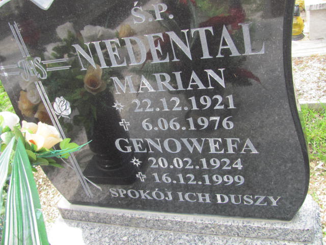 Genowefa Niedental 1924 Bystrzyca Kłodzka - Grobonet - Wyszukiwarka osób pochowanych