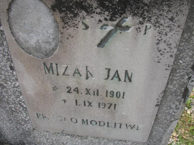 Grób Jan Mizak