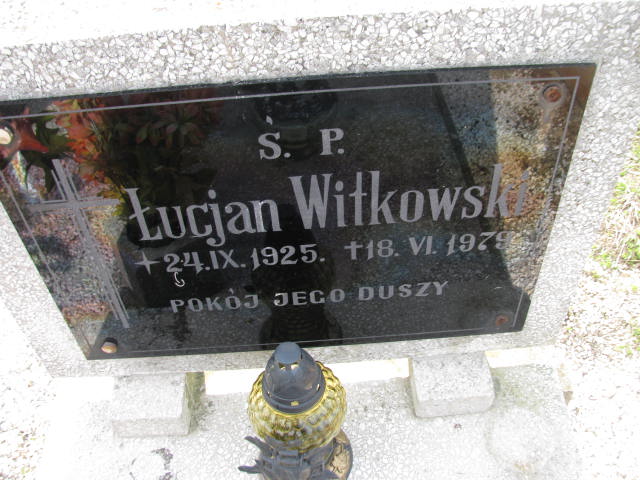 Łucjan Witkowski 1925 Bystrzyca Kłodzka - Grobonet - Wyszukiwarka osób pochowanych