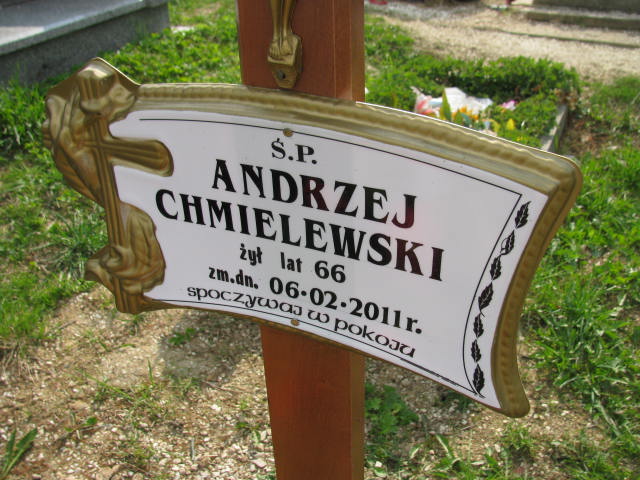 Andrzej Wojciech Chmielewski 1944 Bystrzyca Kłodzka - Grobonet - Wyszukiwarka osób pochowanych