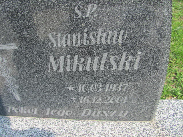 Stanisław Mikulski 1937 Bystrzyca Kłodzka - Grobonet - Wyszukiwarka osób pochowanych