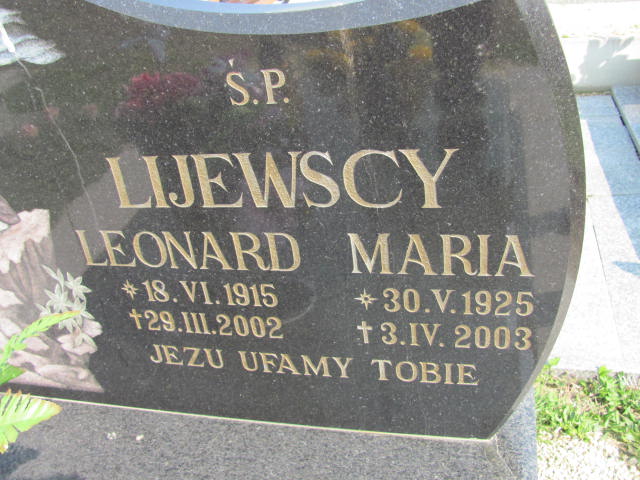 Maria Lijewska 1925 Bystrzyca Kłodzka - Grobonet - Wyszukiwarka osób pochowanych
