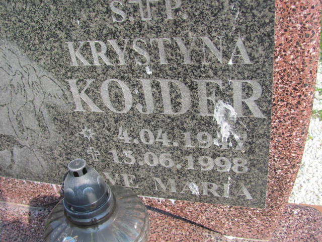 Krystyna Kojder 1947 Bystrzyca Kłodzka - Grobonet - Wyszukiwarka osób pochowanych