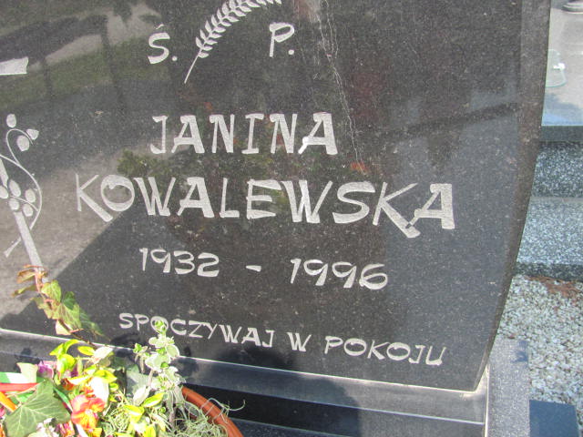 Grób Janina Kowalewska