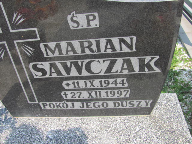 Marian Sawczak 1944 Bystrzyca Kłodzka - Grobonet - Wyszukiwarka osób pochowanych