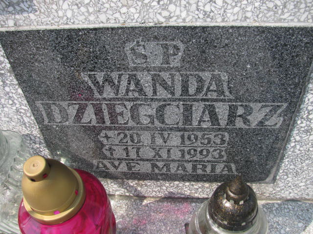 Andrzej Dziegciarz 1949 Bystrzyca Kłodzka - Grobonet - Wyszukiwarka osób pochowanych