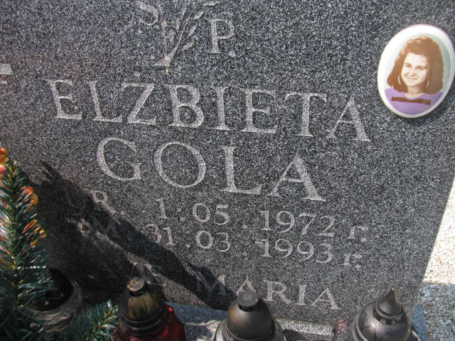 Elżbieta Gola 1972 Bystrzyca Kłodzka - Grobonet - Wyszukiwarka osób pochowanych