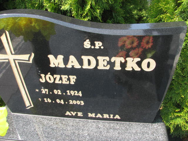 Grób Piotr Madetko