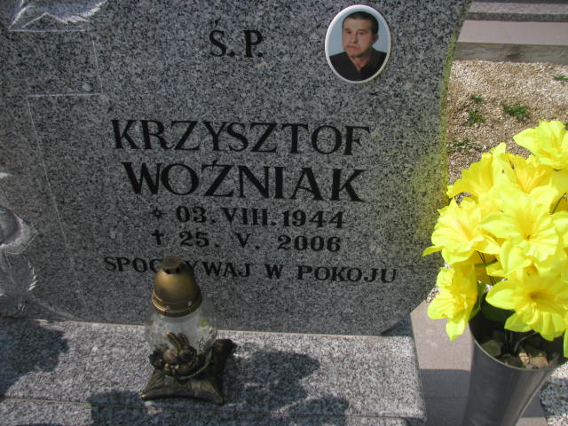 Krzysztof Adam Woźniak 1944 Bystrzyca Kłodzka - Grobonet - Wyszukiwarka osób pochowanych