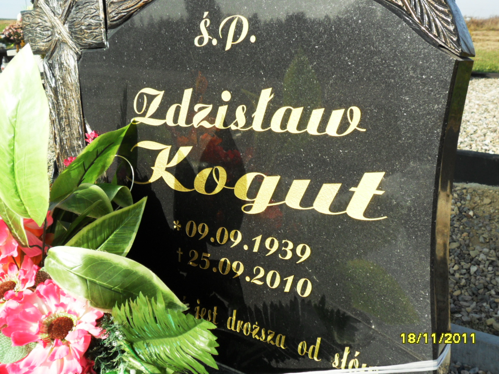 Zdzisław Kogut 1939 Bystrzyca Kłodzka - Grobonet - Wyszukiwarka osób pochowanych