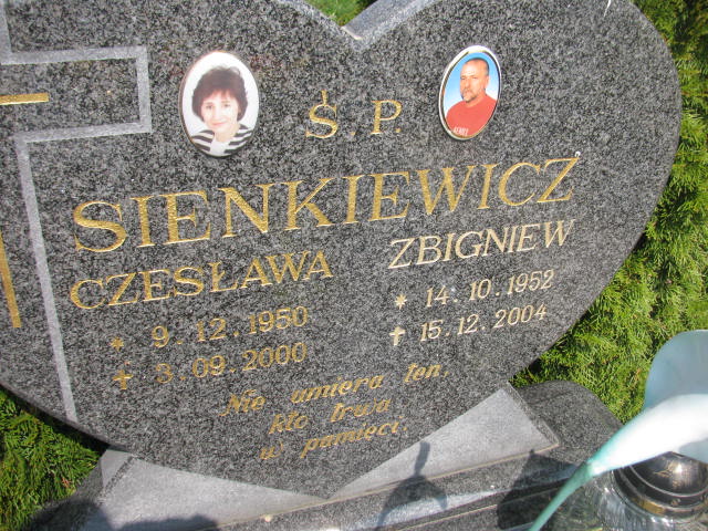 Zbigniew Sienkiewicz 1952 Bystrzyca Kłodzka - Grobonet - Wyszukiwarka osób pochowanych