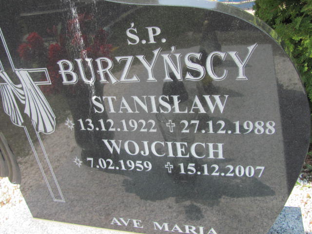 Stanisław Burzyński 1922 Bystrzyca Kłodzka - Grobonet - Wyszukiwarka osób pochowanych