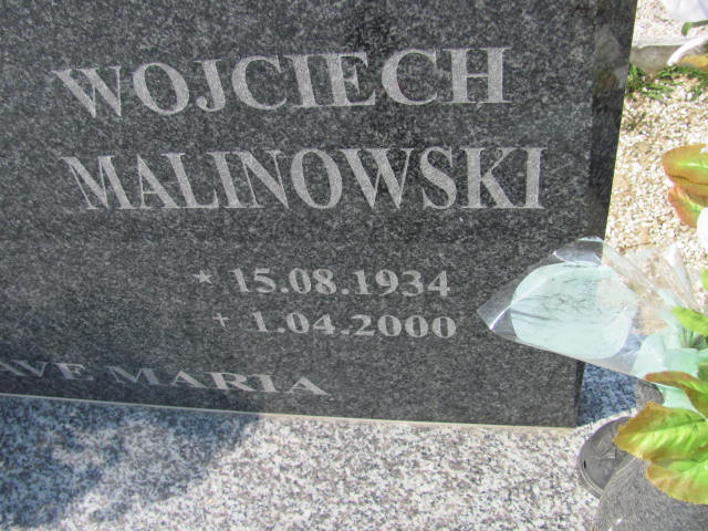 Wojciech Malinowski 1934 Bystrzyca Kłodzka - Grobonet - Wyszukiwarka osób pochowanych